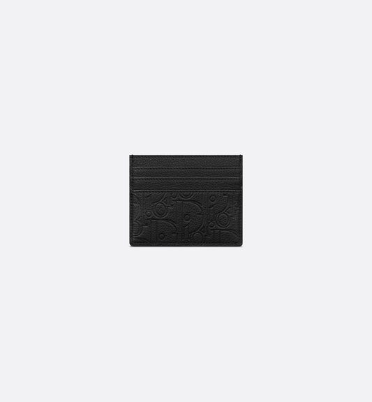 Card Holder Black Dior Gravity Leather- FOR HIM Studio 27